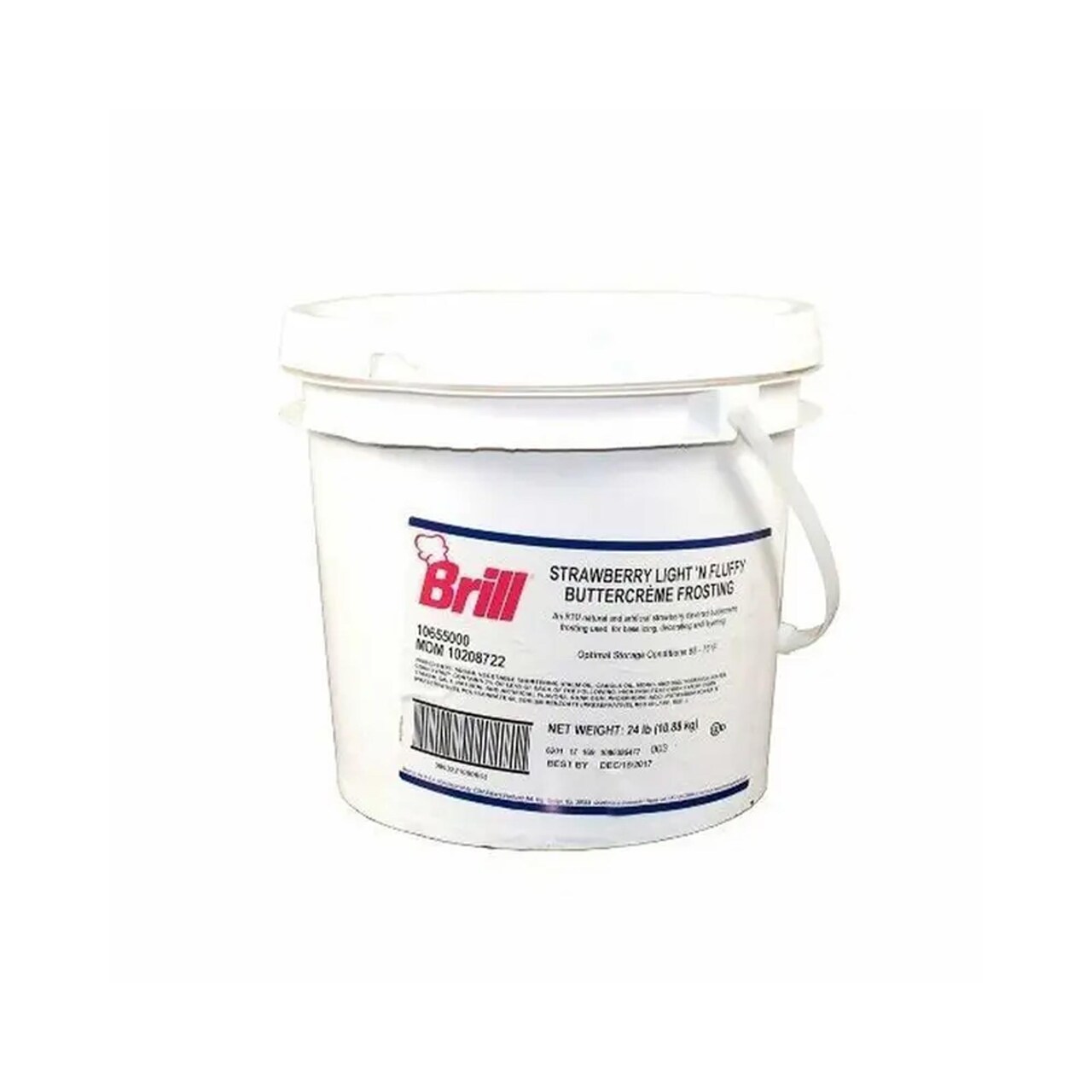 Brill Strawberry Buttercreme Frosting Ready to Use for Cakes 24 Pound